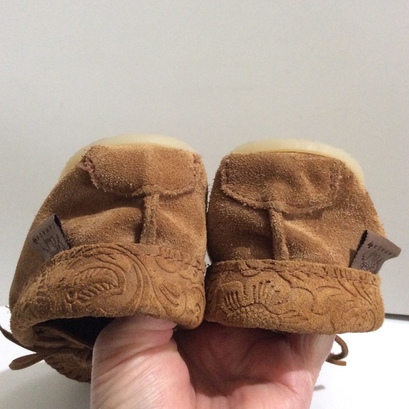 NWOT Laurentian Chief tooled suede leather moccasin - Picture 6 of 10